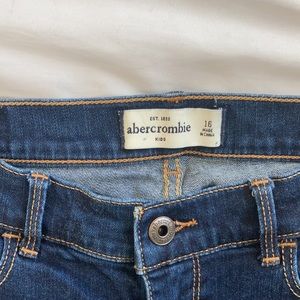 abercrombie girls skinny jeans, size 16